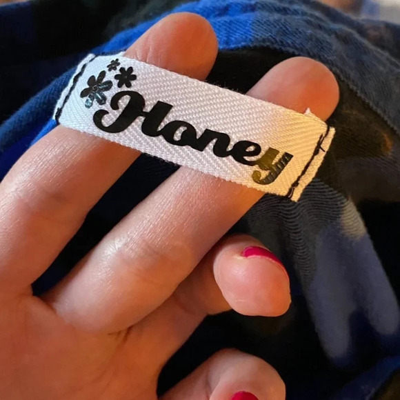 Upcycled Corduroy Shirt Mens Size Small Ombré Custom Bleached Plaid Button Down - Picture 9 of 11